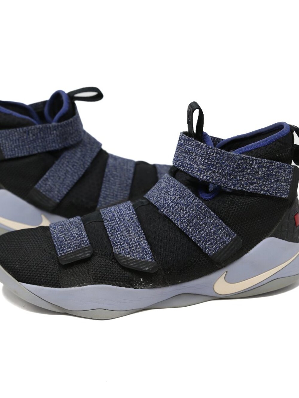 Size 12 Nike LeBron Zoom Soldier 11 Blue Mens Basketball Shoes 897644-005